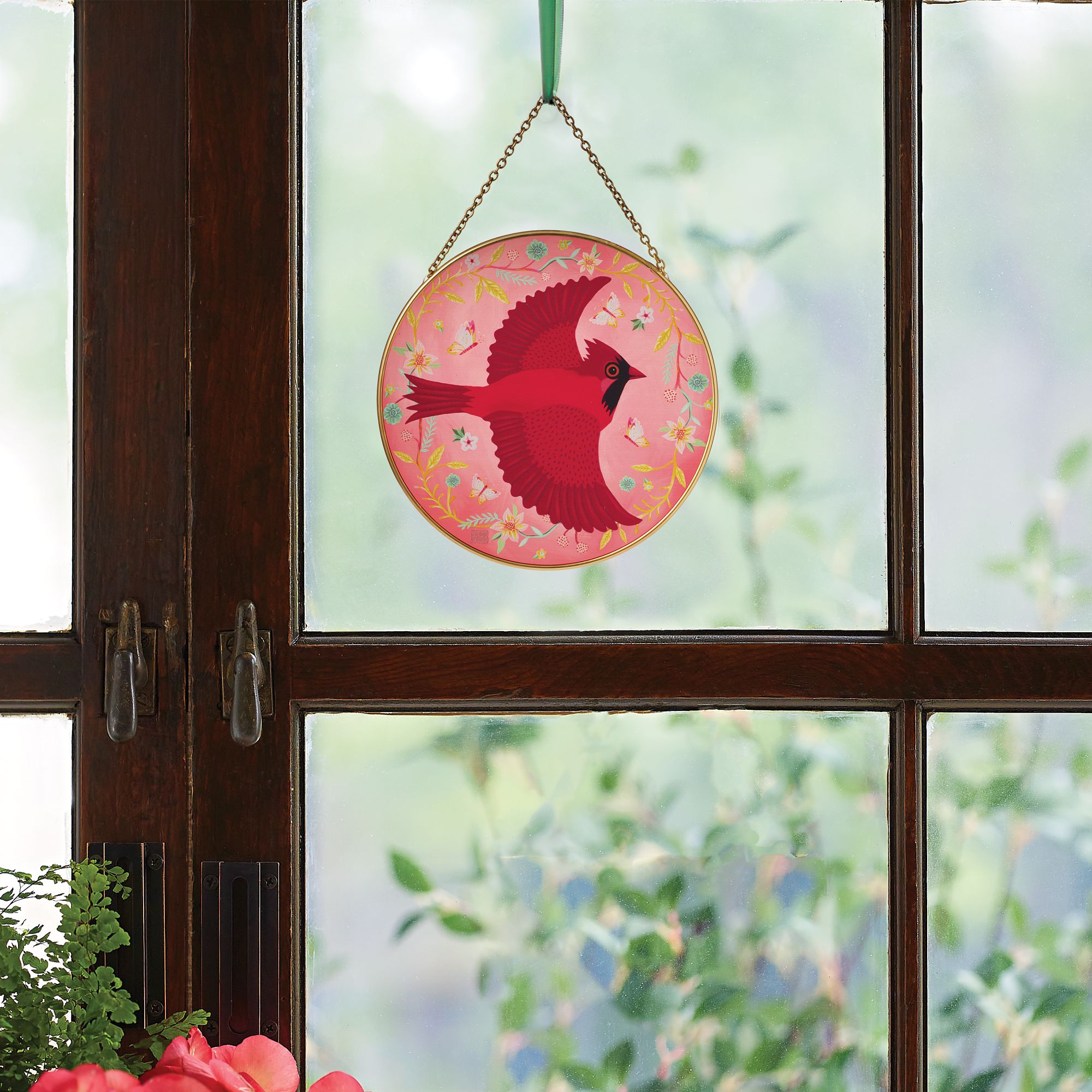 Cardinal's Song Suncatcher