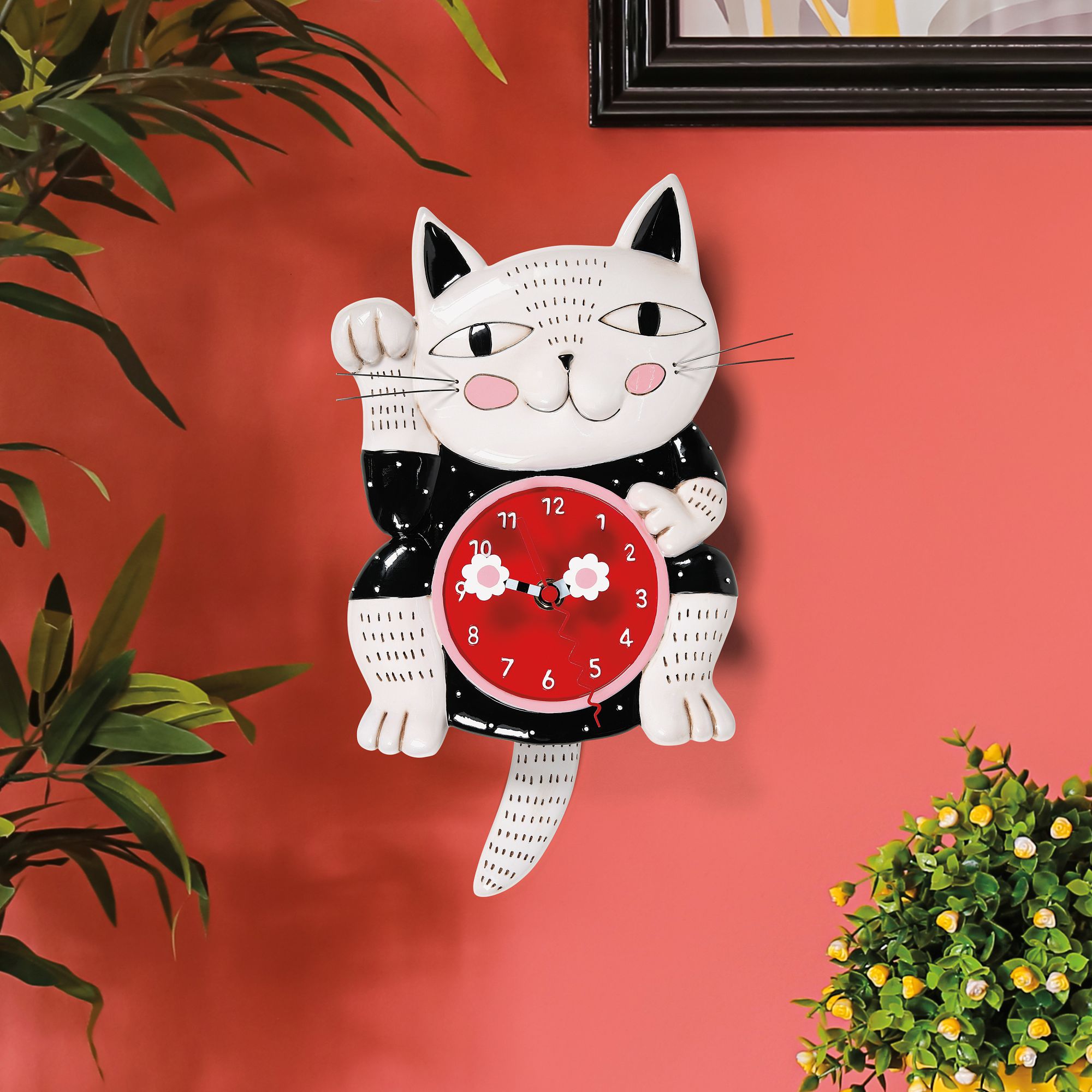 Lucky Cat Clock