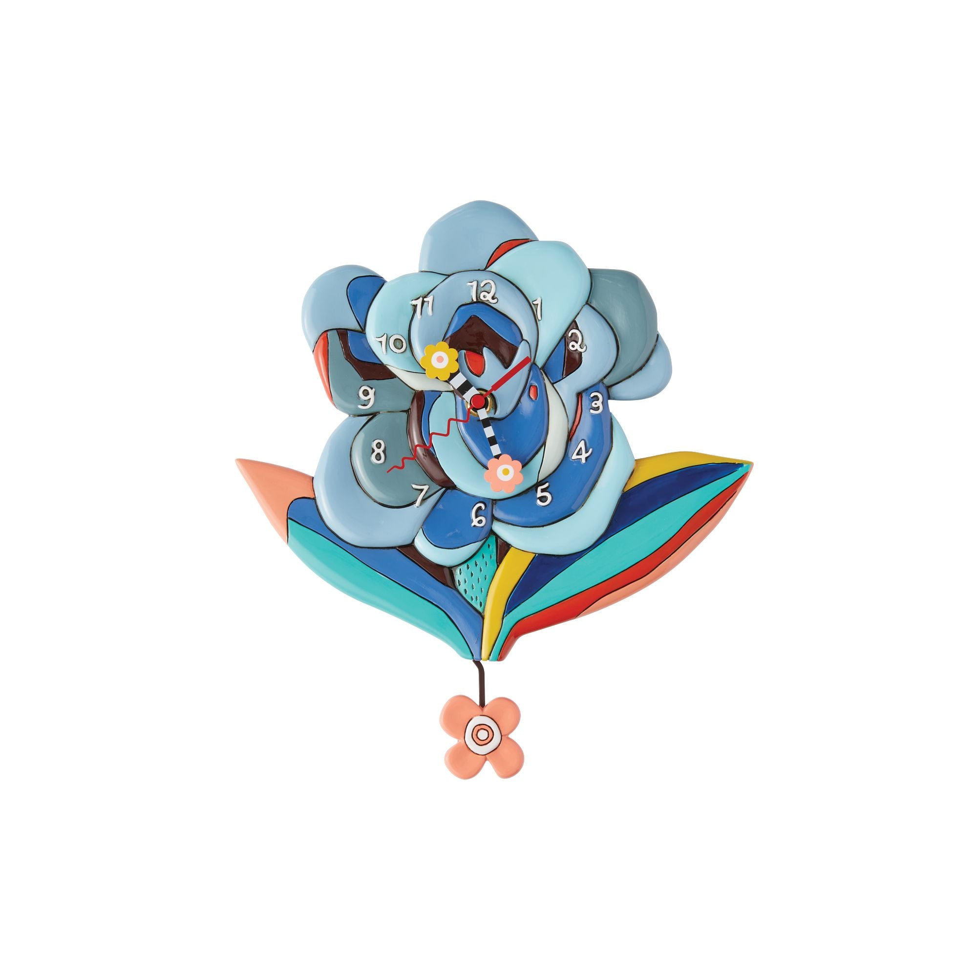 Blue Bloom Clock