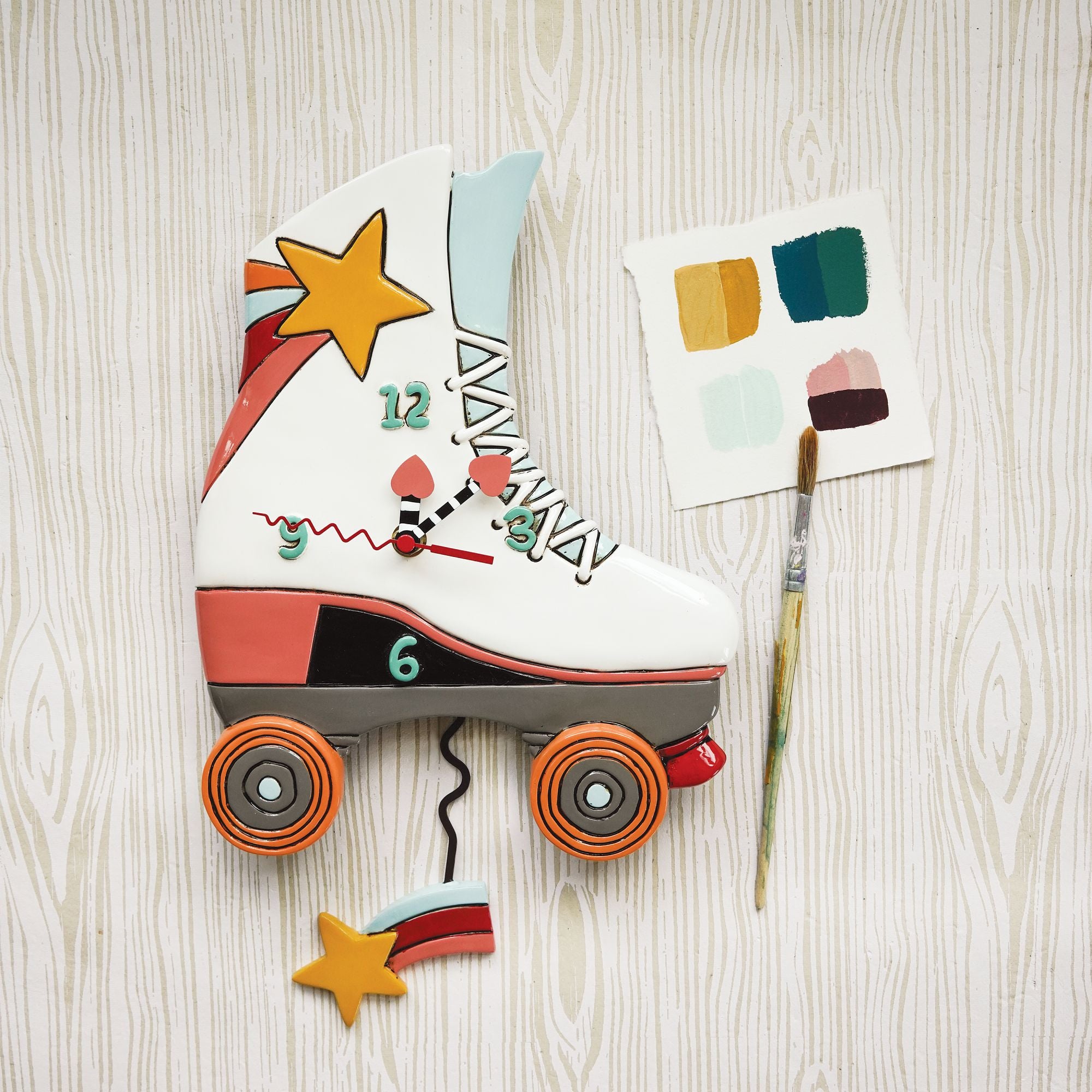 Roller Skate Clock